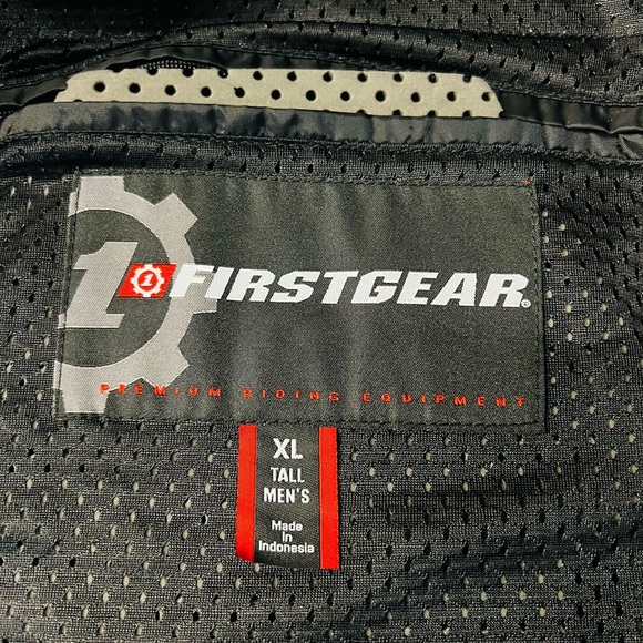 First Gear Kilimanjaro Men's Vintage Cycle Jacket Size XL KHAKI/Gray - Picture 5 of 16